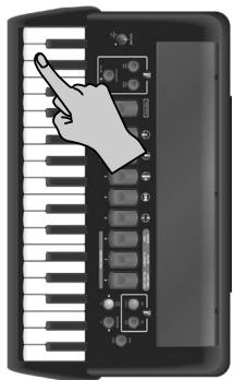 ROLAND FR-2B - Fonction de transposition - 2
