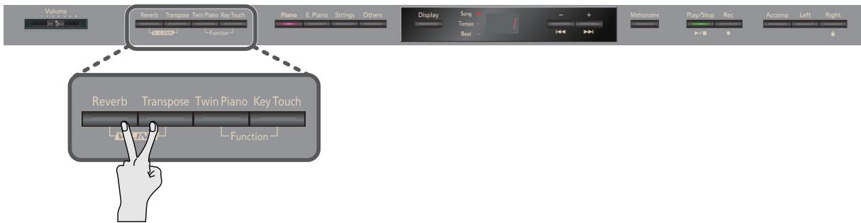 ROLAND HP305-RW - Utiliser la fonction 'v-link - 1