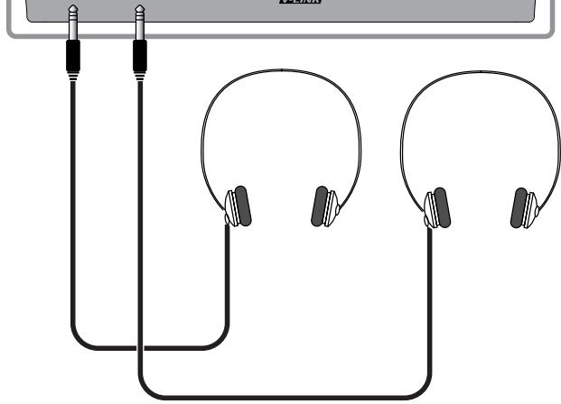 ROLAND HP305-RW - Connexion d'un casque - 5