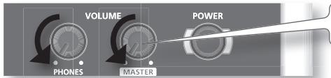 VOLUME PHONES MASTER POWER