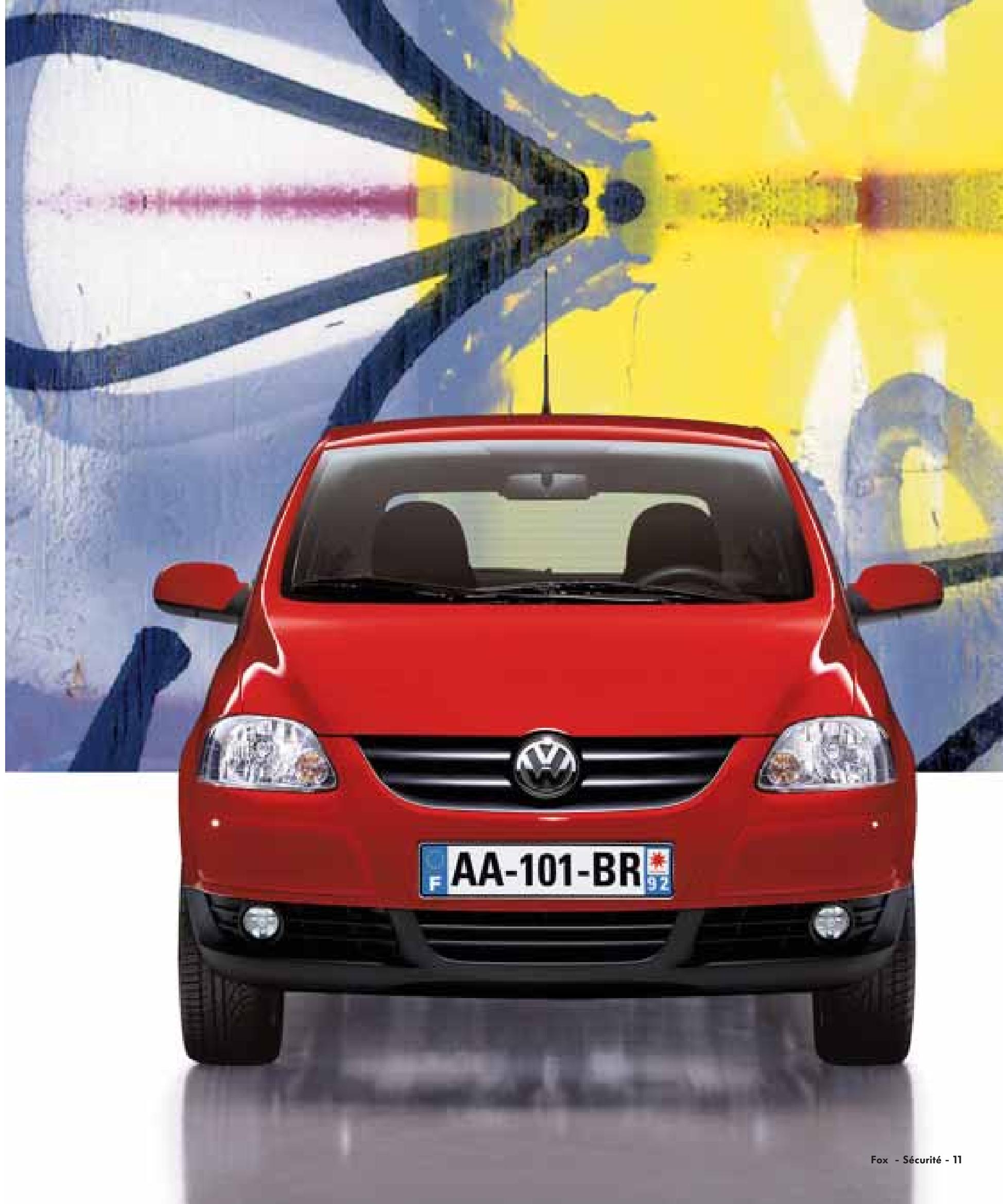 VOLKSWAGEN FOX - La sécurité, c'est aussi l'affaire des petits. - 2