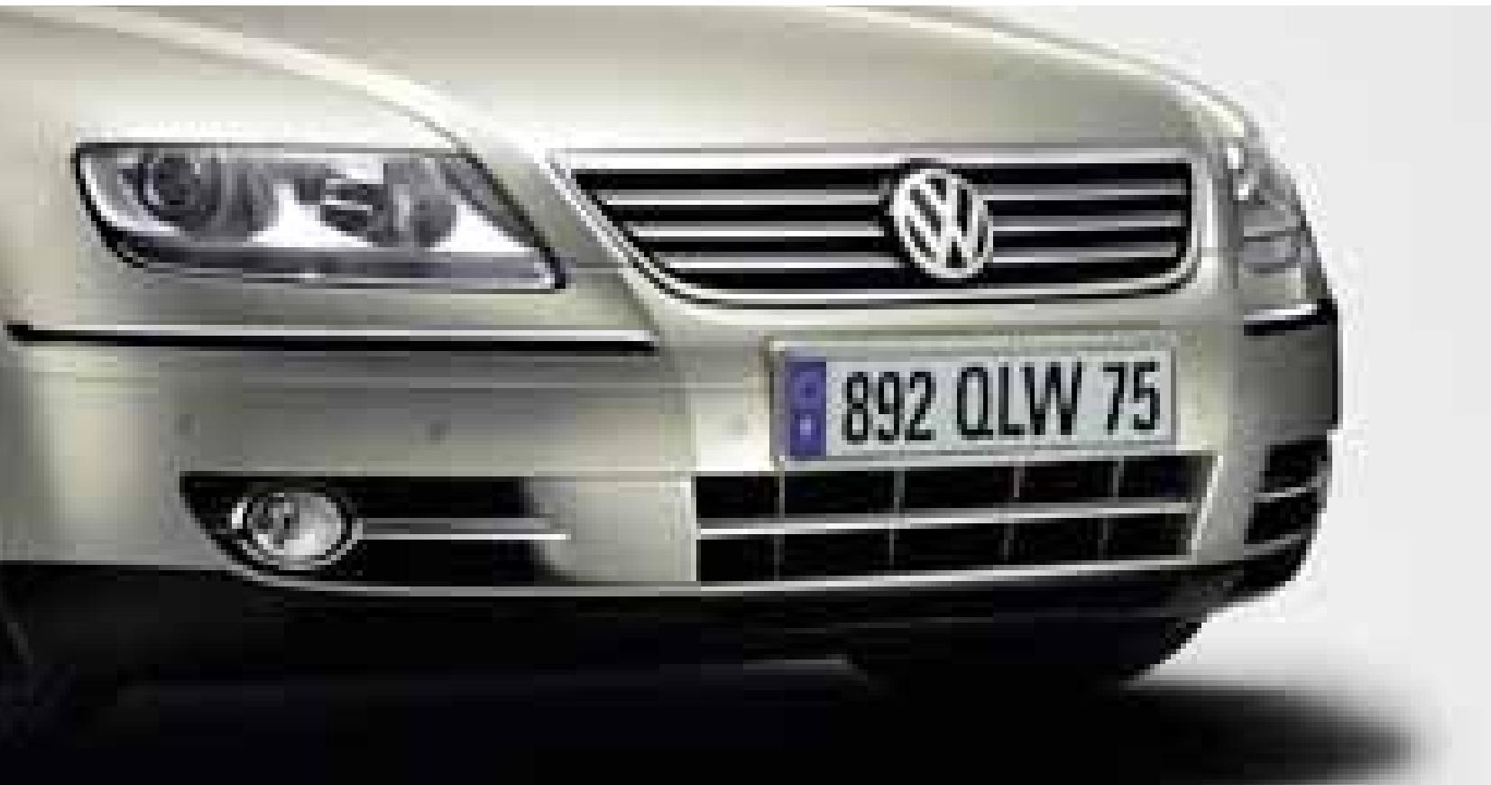 VOLKSWAGEN PHAETON - Design interieur et extérieur. - 1