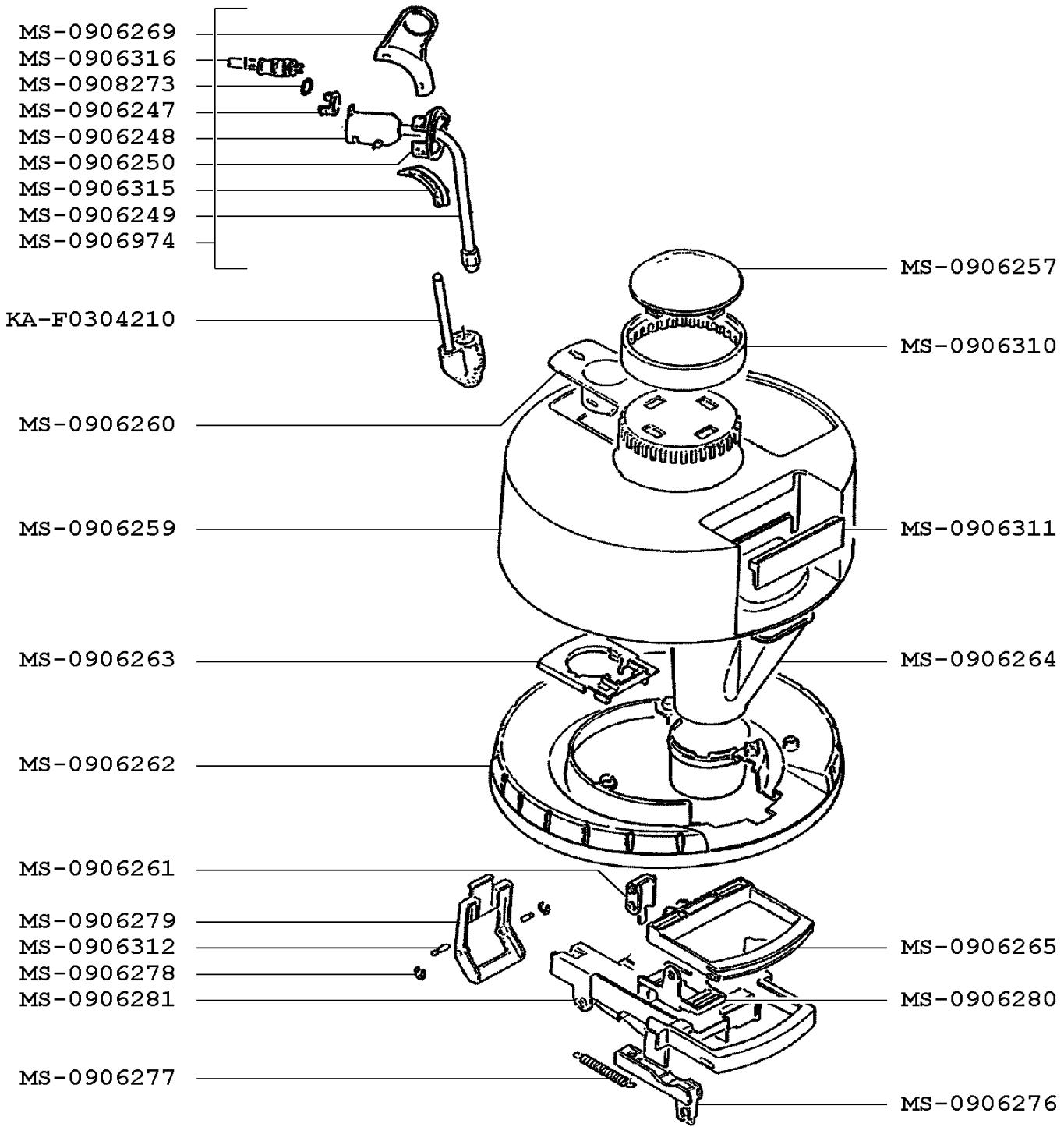 KRUPS F8944210 - PARTS LIST - EXPRESSION KRUPS ESPRESSO SUPERIORE - 1