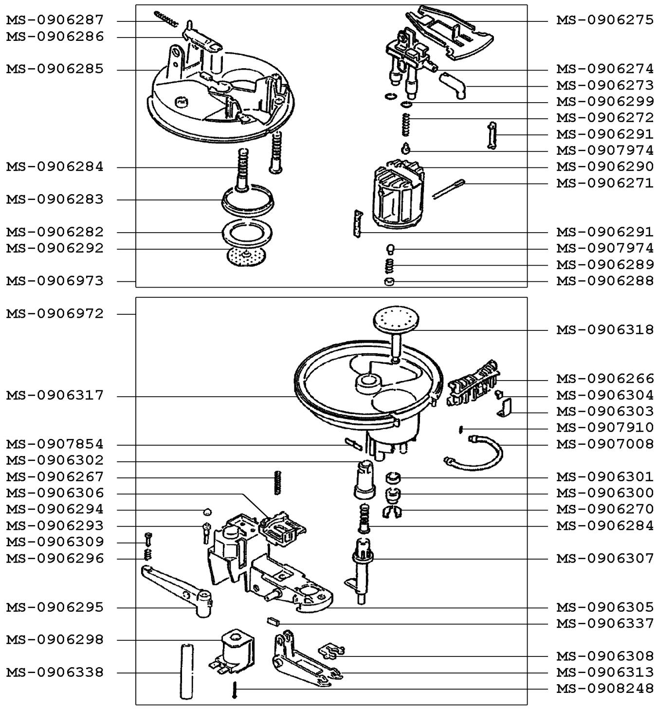 KRUPS F8944210 - PARTS LIST - EXPRESSION KRUPS ESPRESSO SUPERIORE - 1