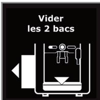 KRUPS EA8250 - VIDANGE DU COLLECTEUR DE MARC DE CAFÉ, DU TIROIR À CAFÉ ET DU BAC RÉCOLTE-GOUTTÉS - 1