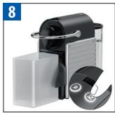 KRUPS PIXIE YY 1204 FD, PIXIE YY1201FD, PIXIE YY1202FD, YY1201FD PIXIE, YY1202FD PIXIE, YY1204FD PIXIE, YY1205FD PIXIE - RÉINITIALISEZ LES RÉGLAGES USINE/ RESET TO FACTORY SETTINGS - 12