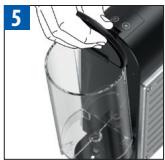 KRUPS PIXIE YY 1204 FD, PIXIE YY1201FD, PIXIE YY1202FD, YY1201FD PIXIE, YY1202FD PIXIE, YY1204FD PIXIE, YY1205FD PIXIE - PRÉPARATION DU CAFÉ/ COFFEE PREPARATION - 5