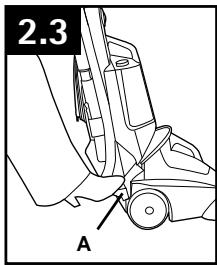 HOOVER FH50240 - Pédale de déblocage du MANCHE 23 - 1