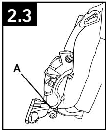 HOOVER HARD FLOOR CLEANER FH40030 - HANDLE RELEASE PEDAL - 1