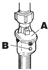 HOOVER HF120E - Branchement du tuyau de remplissage - 2