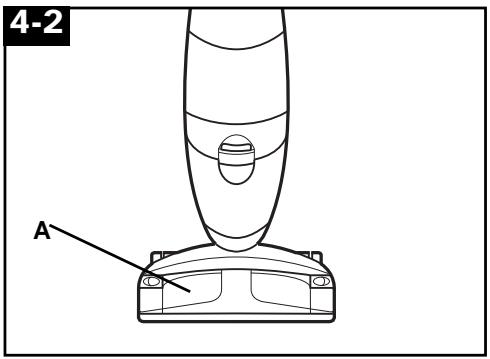 HOOVER IMPULSE CORDLESS POWER MOP - Cleaning the nozzle Turn cleaner OFF. - 1