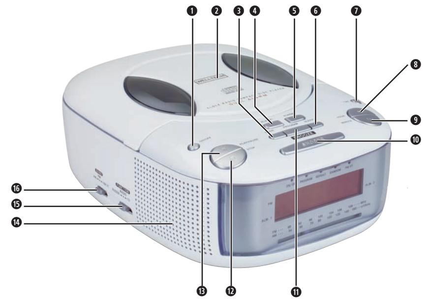 KOMPERNASS KH 2297 CD CLOCK RADIO - 1