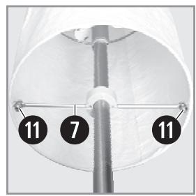 KOMPERNASS KH 4182 PAPER FLOOR LAMP - LAMPE DE PIED EN PAPIER - 7