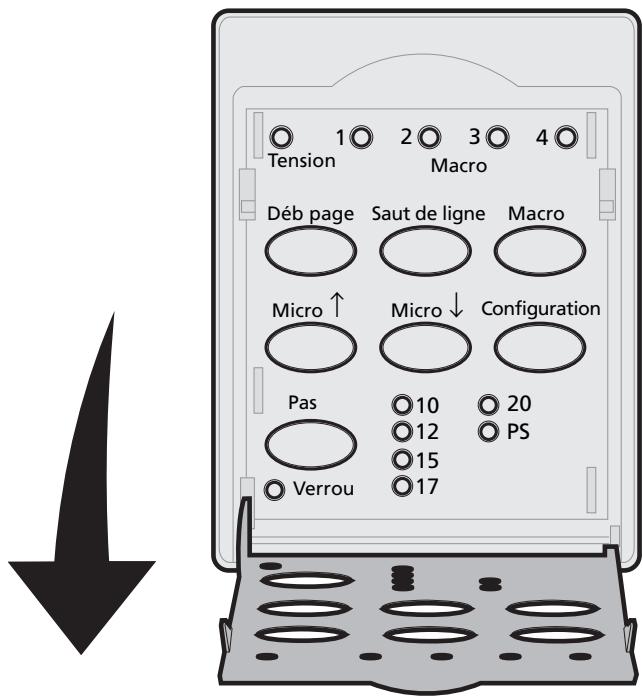 LEXMARK FORMS PRINTER 2400 - Réglage du début de la page pour imprimer sur du papier listing avec le tracteur poussant - 1