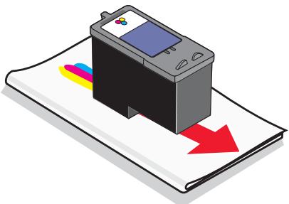 LEXMARK X4550 - Essuyage des buses et des contacts des cartouches - 1
