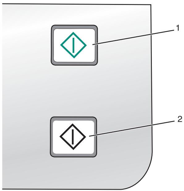LEXMARK X4550 - Utilisation du panneau de commandes - 3