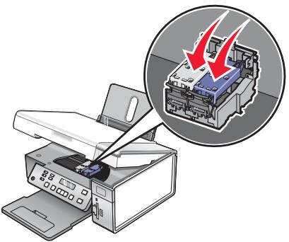 LEXMARK X4550 - Retirer les cartouches d'impression - 1
