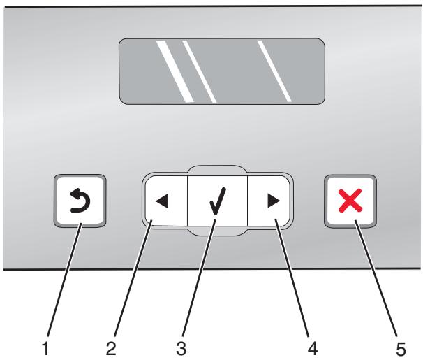 LEXMARK X4550 - Utilisation du panneau de commandes - 2