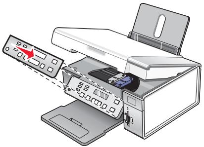 LEXMARK X4550 - Installation d'un panneau de commandes dans une autre langue - 2