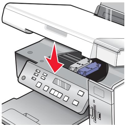LEXMARK X4550 - Installation des cartouches d'impression - 5