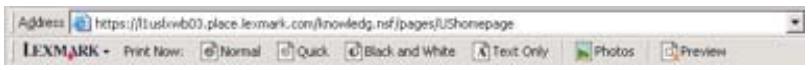 LEXMARK X4550 - Impression d'une page web - 1