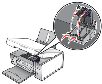 LEXMARK X4550 - Installation des cartouches d'impression - 2