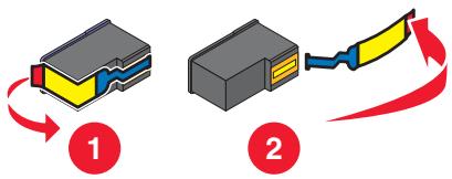 LEXMARK X4550 - Vérifiez les cartouches - 1