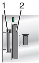 LEXMARK X4550 - Insérez une carte mémoire. - 1