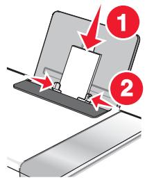 LEXMARK X4550 - Ajustez les guides papier - 1