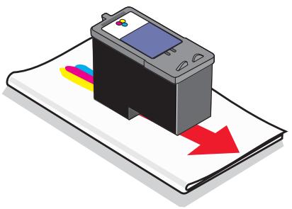 LEXMARK X5470 - Essuyage des buses et des contacts des cartouches - 1