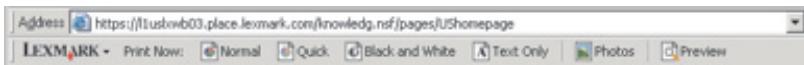 LEXMARK X5470 - Impression d'une page web - 1