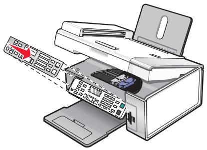 LEXMARK X5470 - Installation d'un panneau de commandes dans une autre langue - 2