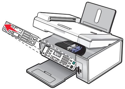 LEXMARK X5470 - Installation d'un panneau de commandes dans une autre langue - 1
