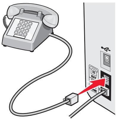 LEXMARK X5470 - Connexion à un téléphone - 3