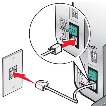 LEXMARK X5470 - Connexion à un ordinateur équipé d'un modem - 1