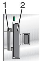 LEXMARK X5470 - Insertion d'une carte mémoire - 1