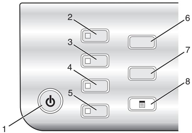LEXMARK X5470 - Utilisation du panneau de commandes - 1