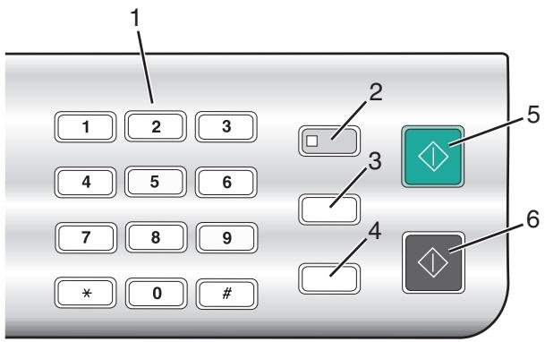 LEXMARK X5470 - Utilisation du panneau de commandes - 3