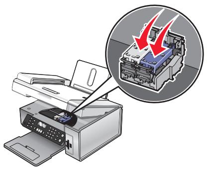 LEXMARK X5470 - Installation des cartouches d'impression - 4