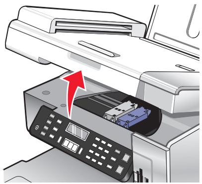 LEXMARK X5470 - Retrait d'une cartouche usagée - 1