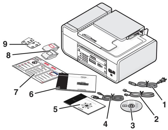 LEXMARK X6650 - Installation de l'imprimante en tant que photocopieur ou télécopieur uniquement - 1