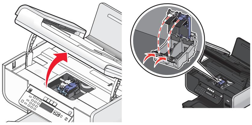 LEXMARK X6650 - Installation des cartouches - 1
