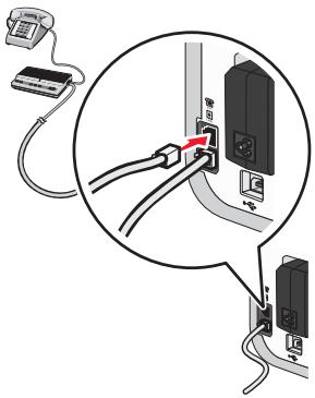 LEXMARK X6650 - Connexion à un répondeur - 4