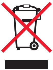 LEXMARK X6650 - Directive WEEE (Déchets issus d'équipements électriques et électroniques) - 1