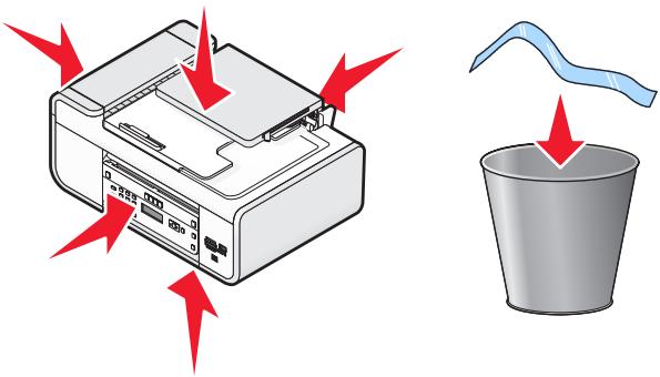 LEXMARK X6650 - Installation de l'imprimante en tant que photocopieur ou télécopieur uniquement - 2
