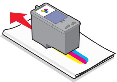 LEXMARK X6650 - Essuyage des buses et des contacts des cartouches - 1