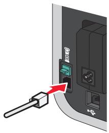 LEXMARK X6650 - Connexion directe à une prise téléphonique murale - 1