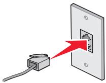 LEXMARK X6650 - Connexion directe à une prise téléphonique murale - 2