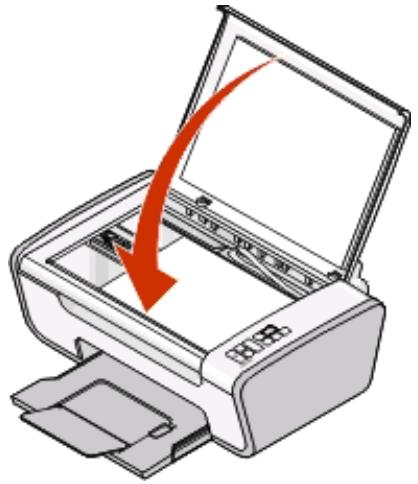 LEXMARK X2695 - Chargement d'un original sur la vitre du scanner - 3