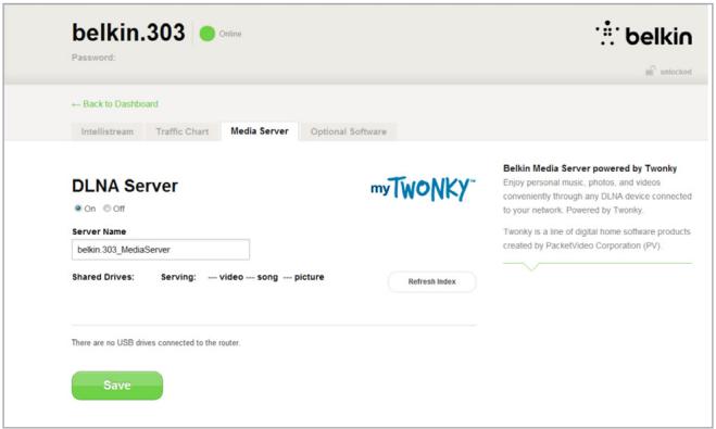 BELKIN AC750 - Media Server by myTwonky - 1